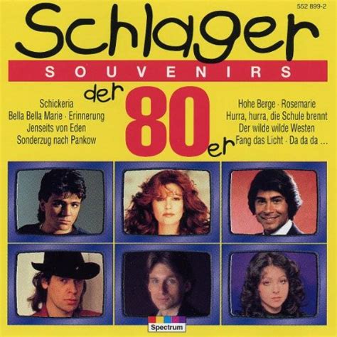 schlager souvenirs der 80er amazon de musik cds and vinyl