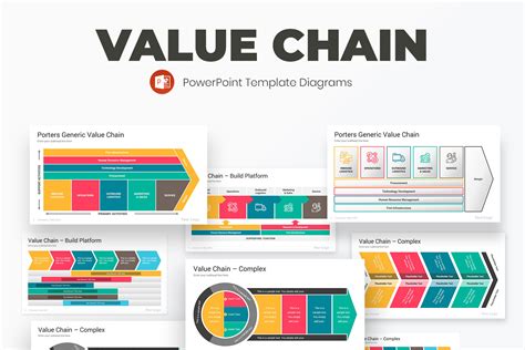 Value Chain Powerpoint Diagrams Template For 19