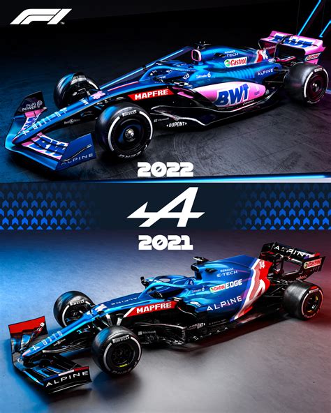 Formula 1 On Twitter 2022 Vs 2021 F1 Alpinef1team