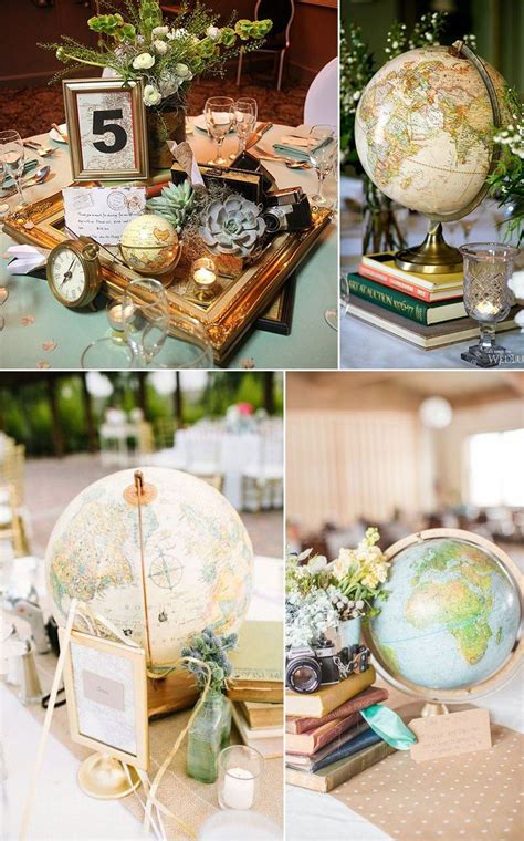 Creative Travel Themed Wedding Ideas That Inspire Wedding Themes Travel Bridal Showers
