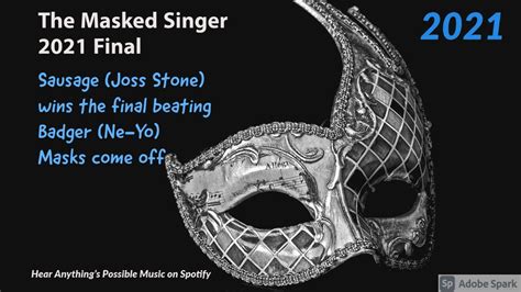 The Masked Singer Uk Final 2021 Sausage Joss Stone Wins The Final