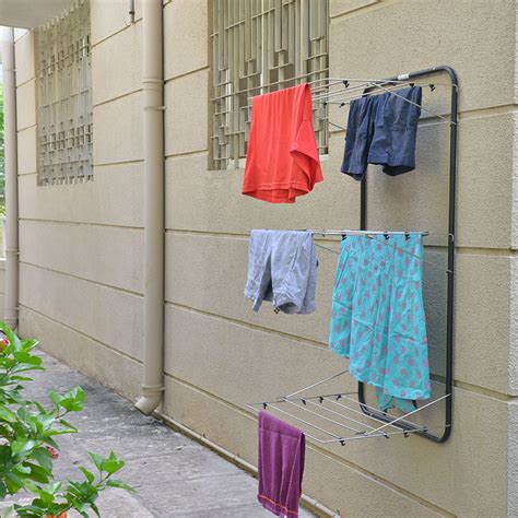 Mount It 45 Triple Layer Wall Mounted Clothes Drying Rack