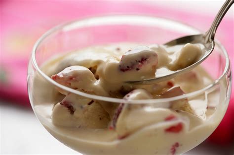 Sour Cream Ice Cream With Brown Sugar Strawberry Swirl Recipe Nyt Cooking