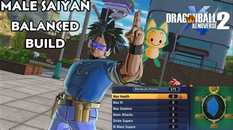 Dragon Ball Xenoverse 2 Male Saiyan Balanced Build Youtube