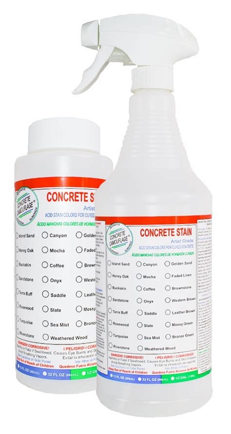 Sample Kit - Artist Grade Concrete Acid Stain