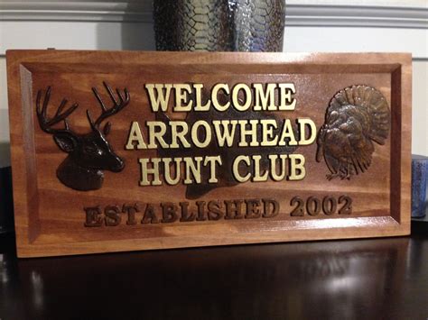 Customize Hunting Sign Duck Hunting Personalized Sign Custom Last Name