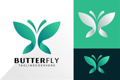 Colorful Butterfly Logo Vector Design Creative Logos Designs Concept