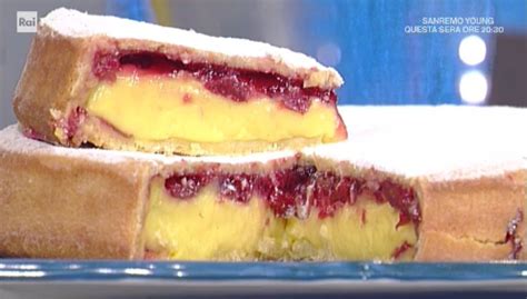 La Ricetta Della Torta Pasticciotto Con Crema E Amarena Di Sal De Riso