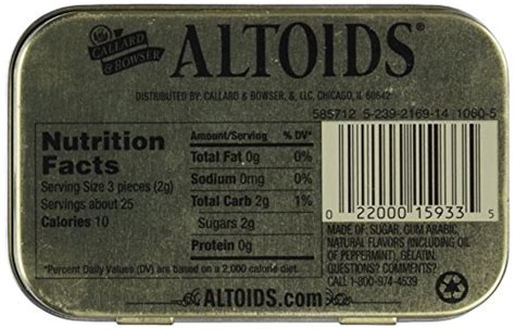 Altoids Traditional Peppermint Tin 176 Oz Buy Online In Uae