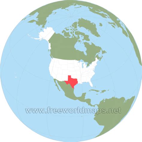 Where Is Texas Located On The Map