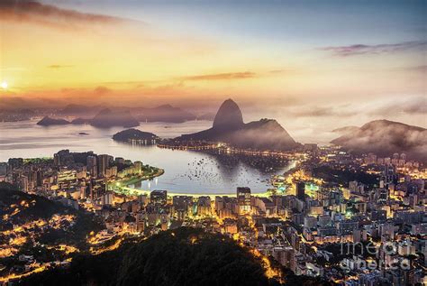 Rio De Janeiro Sunrise Photograph By Stanley Chen Xi Landscape And