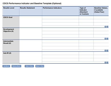 Baseline Report Template Professional Template