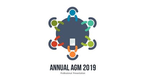 Annual Agm 2019 Premium Powerpoint Template Graphic Design Typography