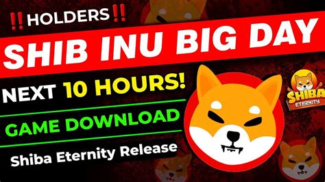 Shiba Inu Biggest Day Shiba Eternity Game Released Today Shiba