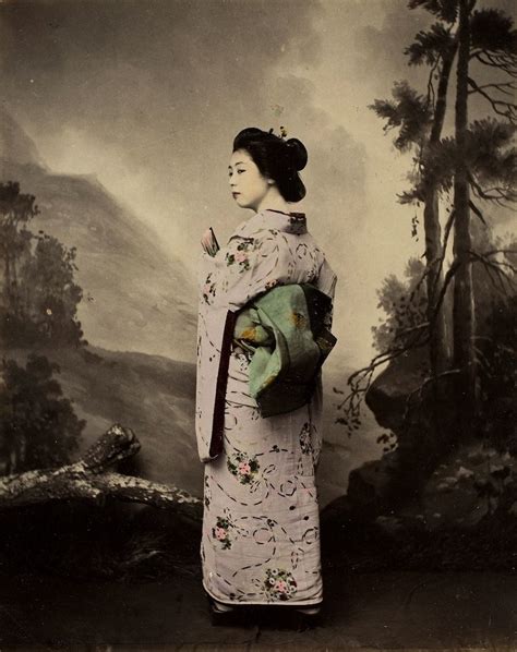 Gorgeous Color Photos Of Geisha In The Late S Geisha Girl Geisha Girls Shower Curtain