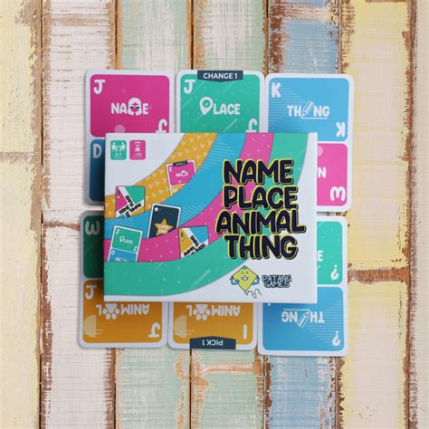 Buy Name Place Animal Thing Card Game Patang Games