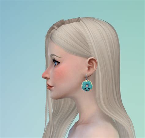 Donut Earring ~ Darkiie Sims 4