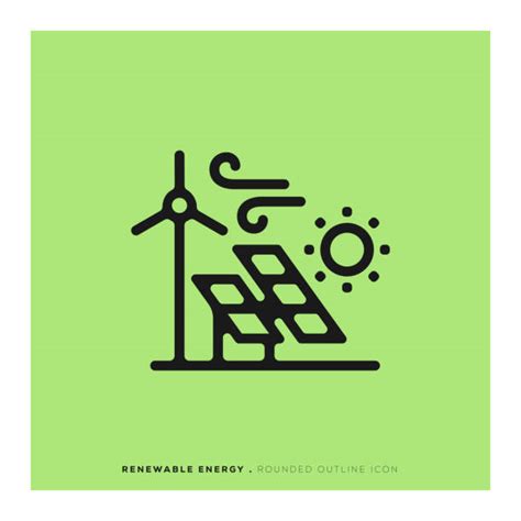 Wind And Solar Energy Illustrations Royalty Free Vector Graphics