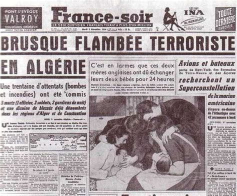 1er Novembre 1954 Aux Prémices De La Guerre Dindépendance Algérienne