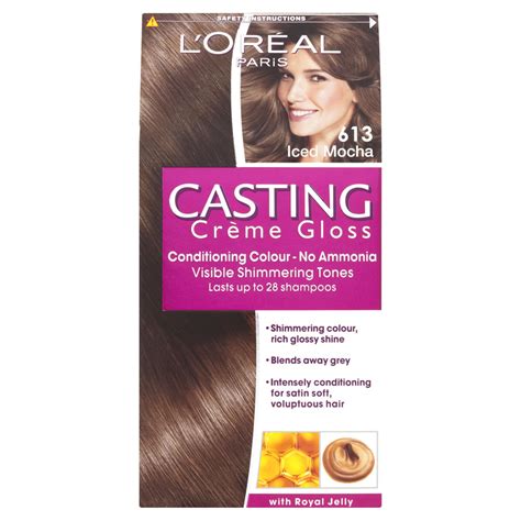 Haven't you heard about the incident where the lady died because of using l'oreal hair color? L'Oreal Paris Casting Creme Gloss 613 Iced Mocha Light ...