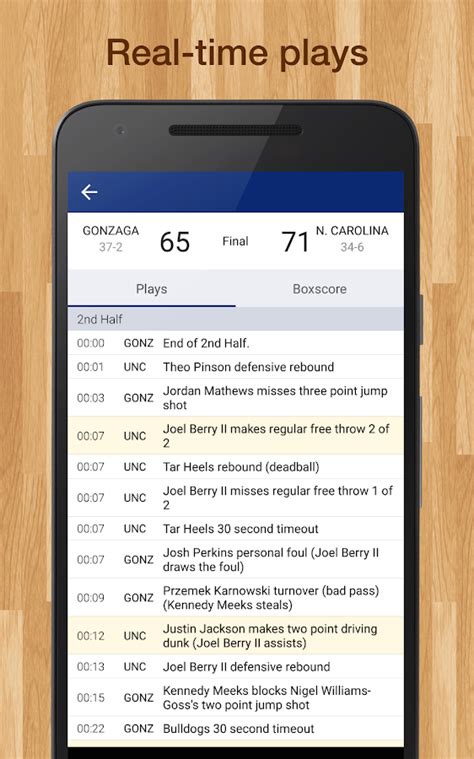 College Basketball Live Scores, Schedule, & Stats - Android Apps on ...