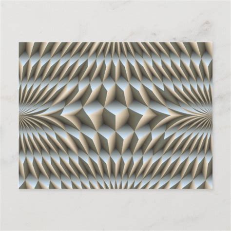 Optical Illusions Postcard