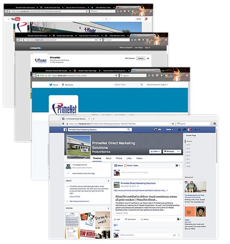 Social Screens Primenet Direct Marketing Solutions