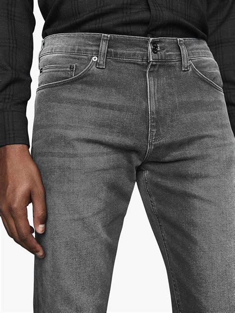 Men S Washed Slim Fit Jeans Black Aa Sourcing Ltd