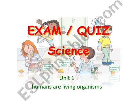 Esl English Powerpoints Humans Are Living Organisms