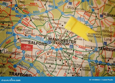 Manchester City Stock Photo Image Of Close Roadmap 14108662