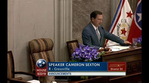Tennessee Legislature Watch Live As Lawmakers Elect New House Speaker