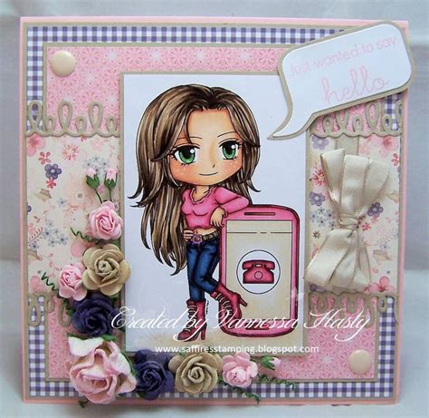 Digital Stamp Talkative Tracy 265 Etsy