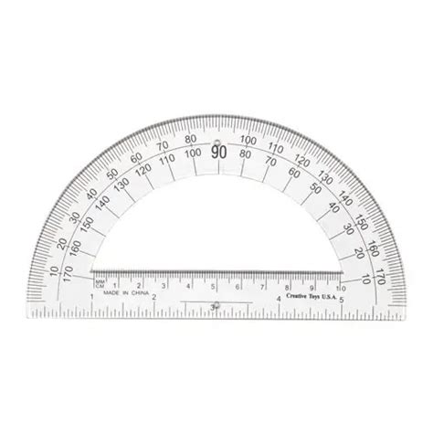 Large Small Printable Protractor 360 180 Pdf Protractor 16 Useful