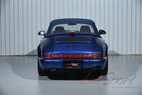 1991 Porsche 964 Carrera 2 Cabriolet Rare Cobalt Bluegrey 38000 Miles