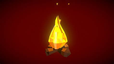 Low Poly Campfire Buy Royalty Free 3d Model By Paul Chambers