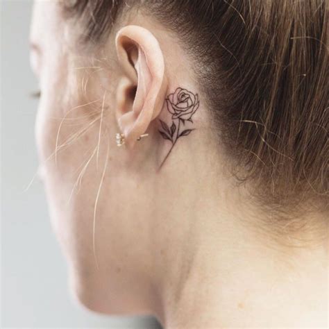 Ear Behind Tattoos Tattoo Images Ideas And Inspiration Tattoolist