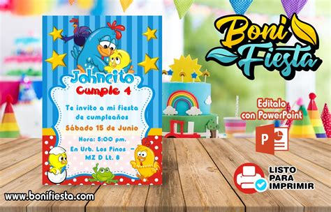 Gallina Pintadita Invitacion Infantil Moldes Party Pop Diy Free Sexiz Pix