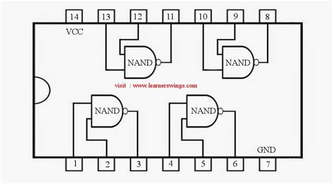 2 Input Nand Gate Circuit Diagram