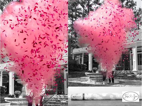 24 Confetti And Powder Cannon Gender Reveal Both Smoke Etsy Confetti Cannon Gender Reveal