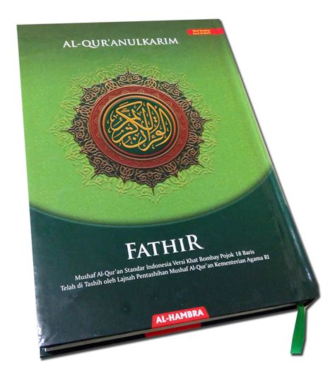 Itu adalah antara perkara yang tak pernah saya buat dalam pada 15 mei tahun lalu, mahkamah menjatuhkan hukuman penjara sembilan bulan terhadap farid selepas memilih untuk. Al-Quran Fathir - Jual Quran Murah