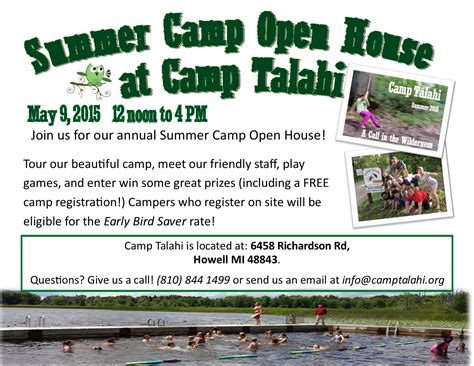 Camper Registration Is Now OPEN Camp Talahi Retreat And Nature Center