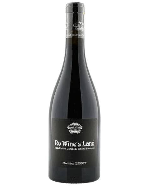 No Wines Land 2017 Côtes Du Rhône Matthieu Barret Portovino