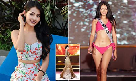 Miss Myanmar Bravely Comes Out As The First Openly Gay Miss Universe Contestant Daily Mail Online