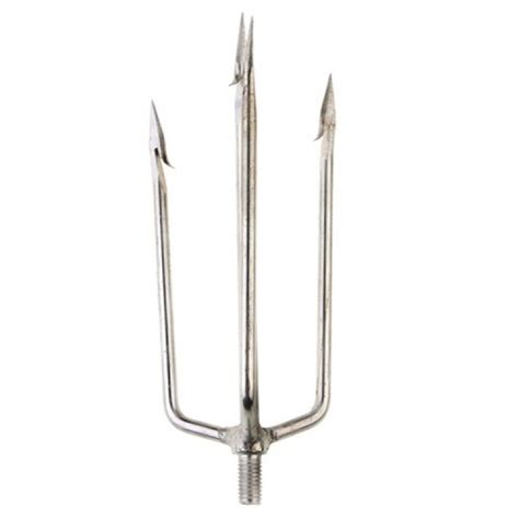 4 Tine Stainless Steel Fish Spear Head Fishing Tool For Fisherman
