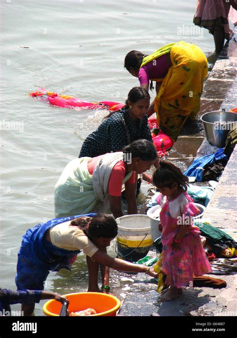 Girl Washing In River Hi Res Stock Photography And Images Alamy
