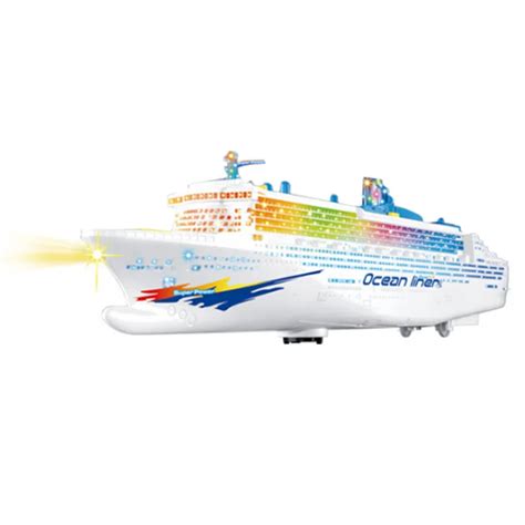 Electric Cruises Ship Model Boat Toys Music Flashing Children T Game