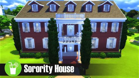 Sorority House L Sims 4 House Build Youtube