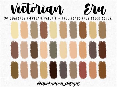 Victorian Color Palette