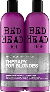 Tigi Bed Head Dumb Blonde Shampoo And Reconstructor Conditioner Duo