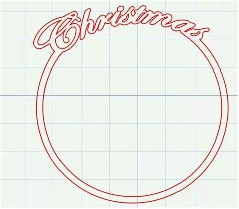 Download Free svg Christmas Circle Frame | silhouette | Pinterest ...